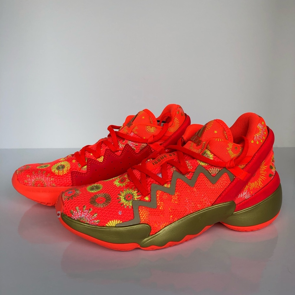 Adidas DON Issue 2 GCA FX7425 Sneakers Neon Orange